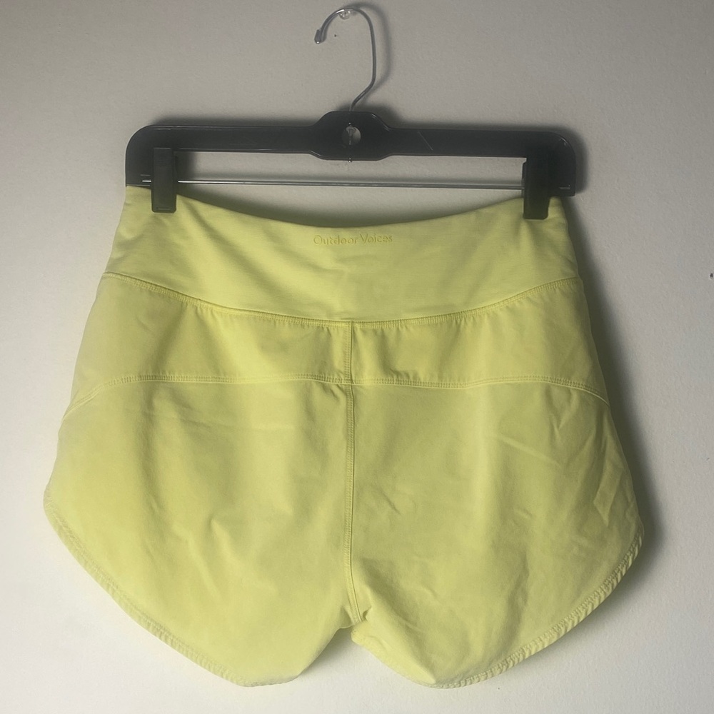 Outdoor Voices Bright Yellow Athletic Shorts - Picture 4 of 5